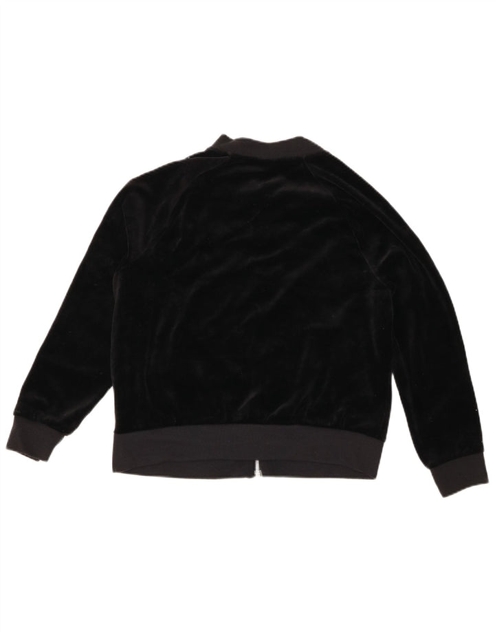 Nike Damen-Trainingsanzug-Oberteil aus Velours in Übergröße, Gr. 10, Größe S, Schwarz