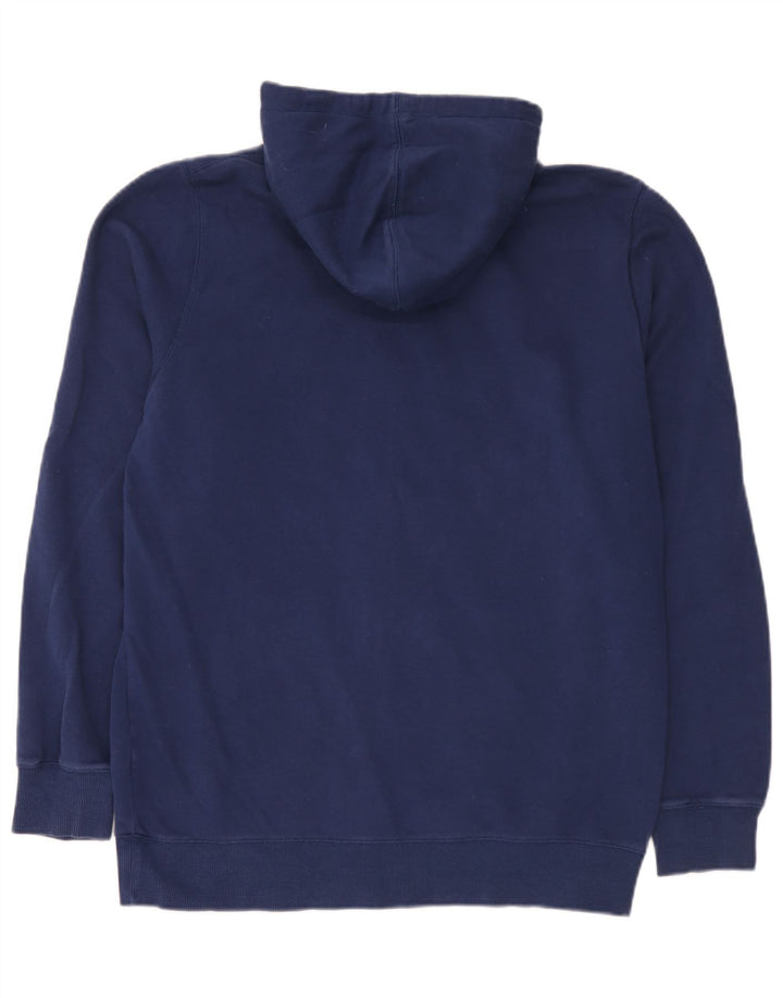 Under Armour Herren-Kapuzenpullover mit Reißverschluss, groß, aus blauer Baumwolle