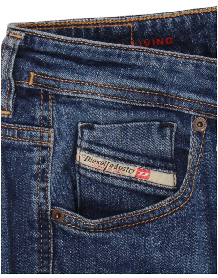 Diesel Damen Slim Jeans W28 L26 Blaue Baumwolle