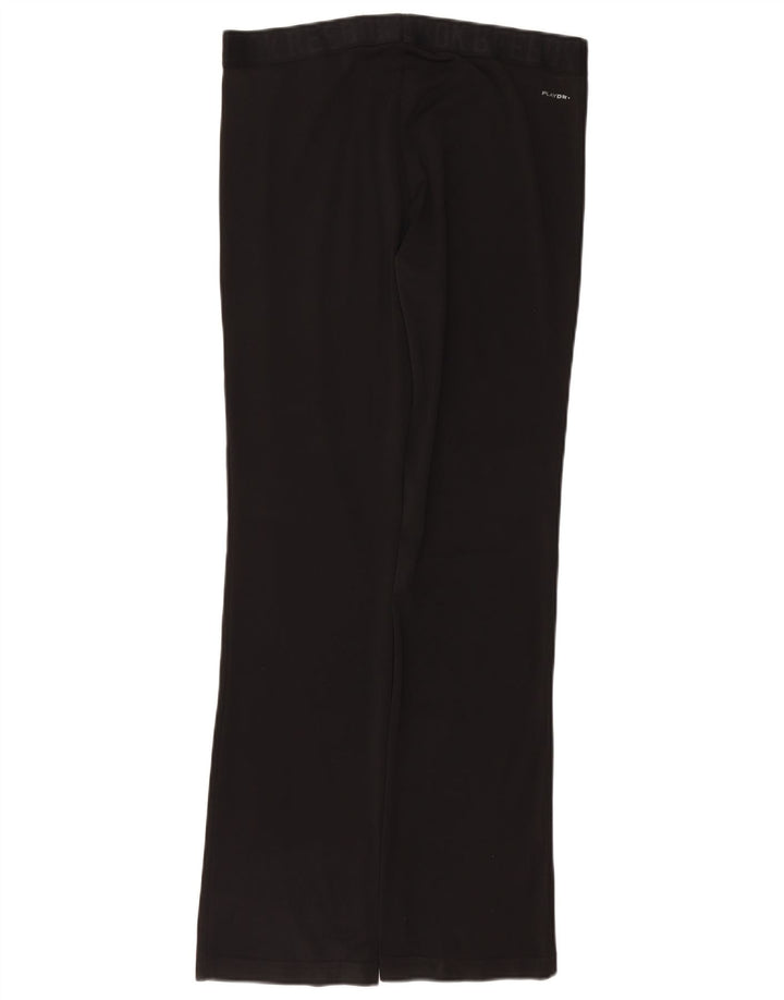 REEBOK Damen Leggings UK 12/14 Medium Schwarz Polyester