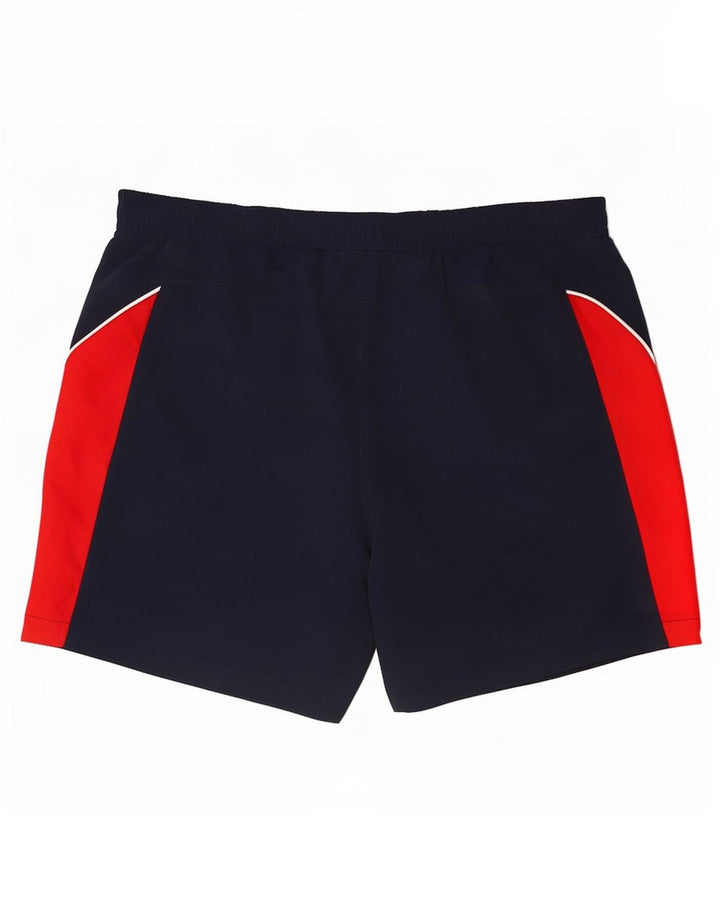 Fila Herren-Sportshorts, groß, marineblau, Farbblock-Polyester