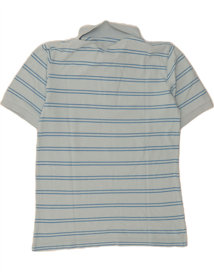 KAPPA Mens Polo Shirt Medium Blue Striped Vintage Kappa and Second-Hand Kappa from Messina Hembry 
