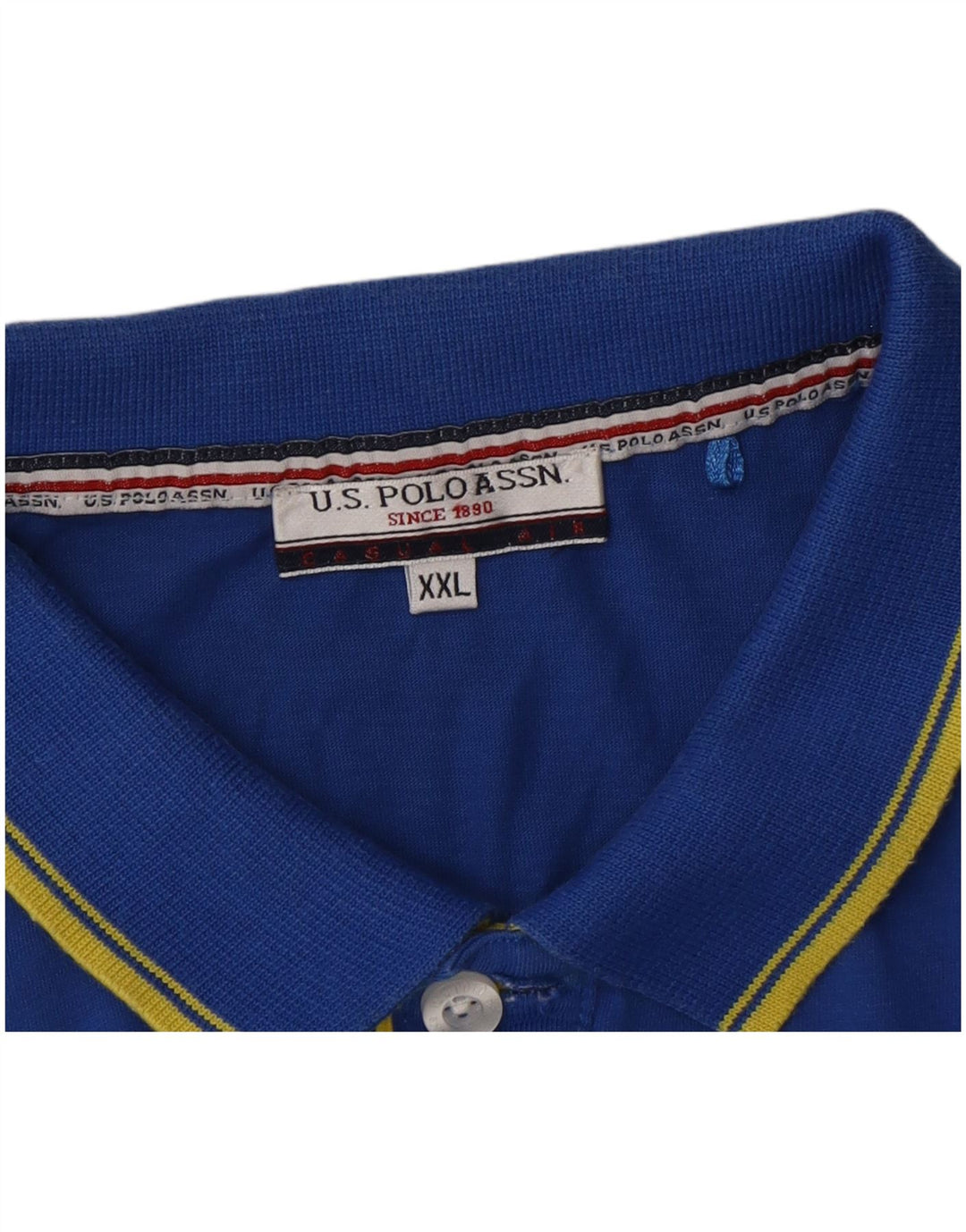 U.S. POLO ASSN. Mens Polo Shirt 2XL Blue