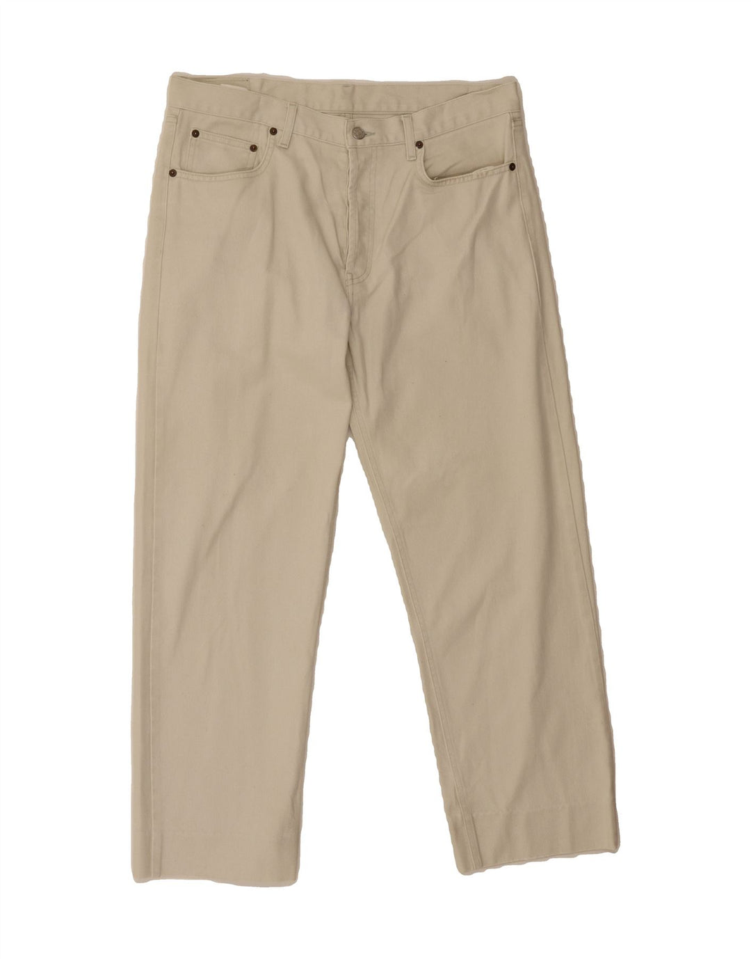 RIFLE Mens Straight Jeans W36 L27 Beige Cotton Vintage Rifle and Second-Hand Rifle from Messina Hembry 