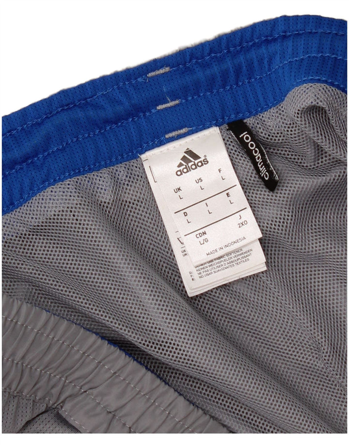 Adidas Herren-Sportshorts, großes graues Polyester