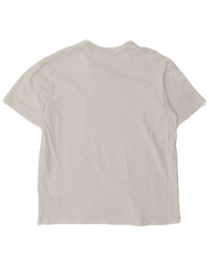 ZARA Herren T-Shirt Top Mittelweiße Baumwolle