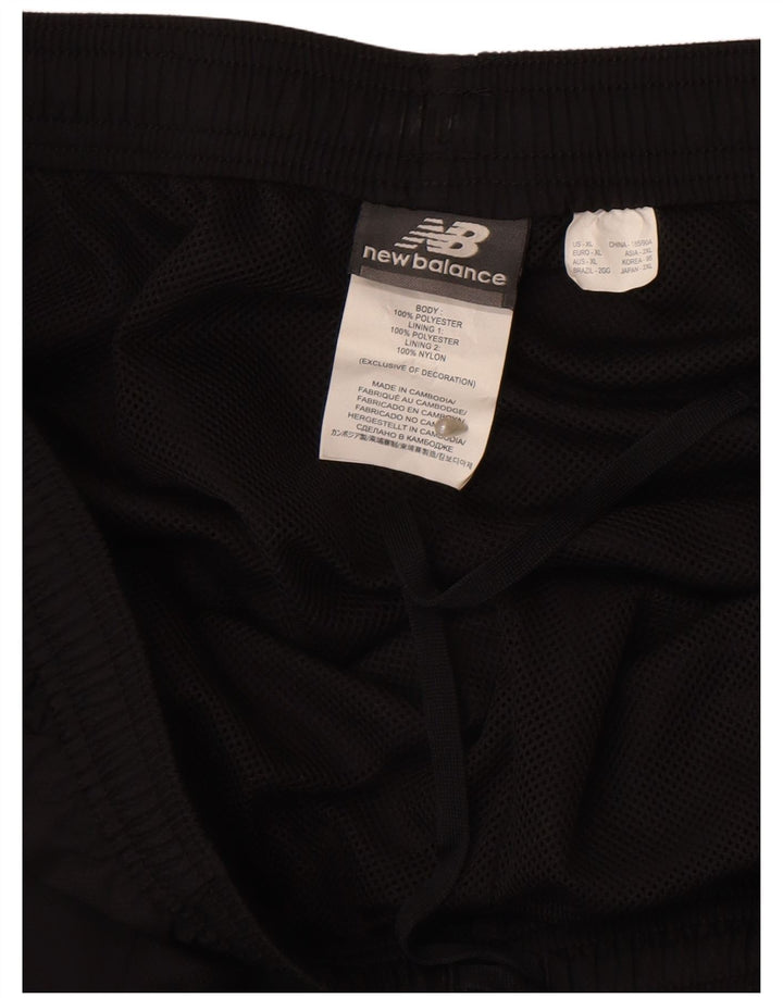 NEW BALANCE Herren-Trainingshose mit Grafik, XL, Schwarz, Polyester