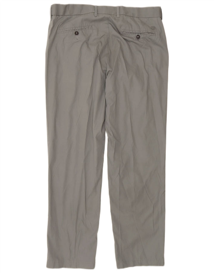 Marks & Spencer Herren-Chinohose, normal, W36, L31, Grau, Baumwolle