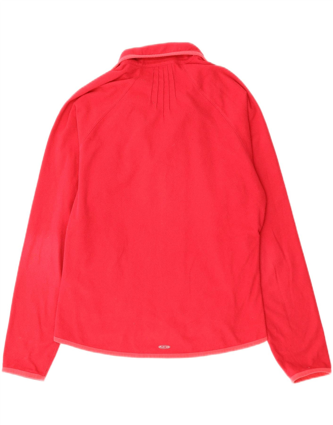 REEBOK Damen Fleecejacke UK 10 Small Rot Polyester
