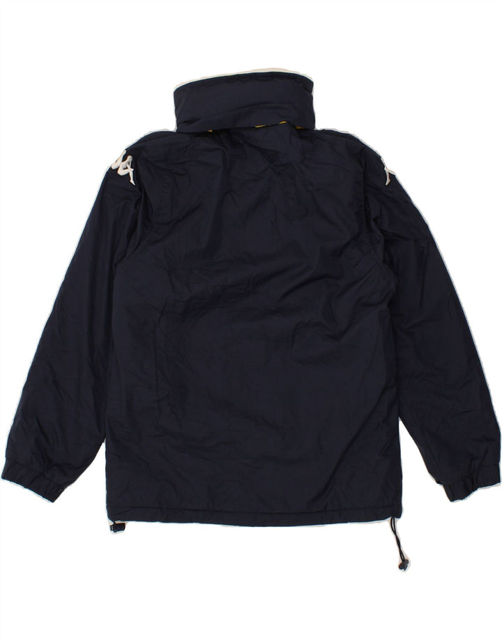 KAPPA Boys Graphic Tracksuit Top Jacket 11-12 Years Navy Blue Polyester Vintage Kappa and Second-Hand Kappa from Messina Hembry 