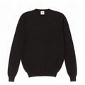 Zara Herren-Pullover mit Rundhalsausschnitt, Größe S, schwarze Viskose