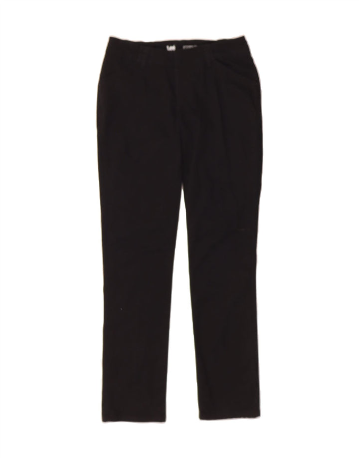 LEE Womens Straight Casual Trousers W30 L31 Black Vintage Lee and Second-Hand Lee from Messina Hembry 