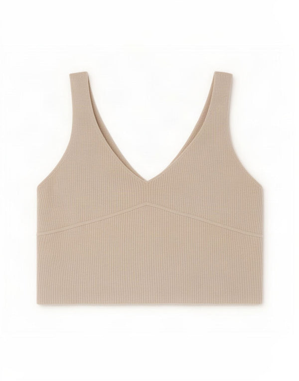Vintage Damen Ärmelloses Crop Top UK 14 Große weiße Baumwolle