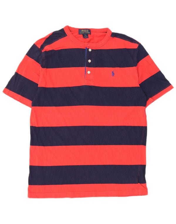 Polo Ralph Lauren T-Shirt für Jungen, 15–16 Jahre, XL, Marineblau, gestreift, Baumwolle