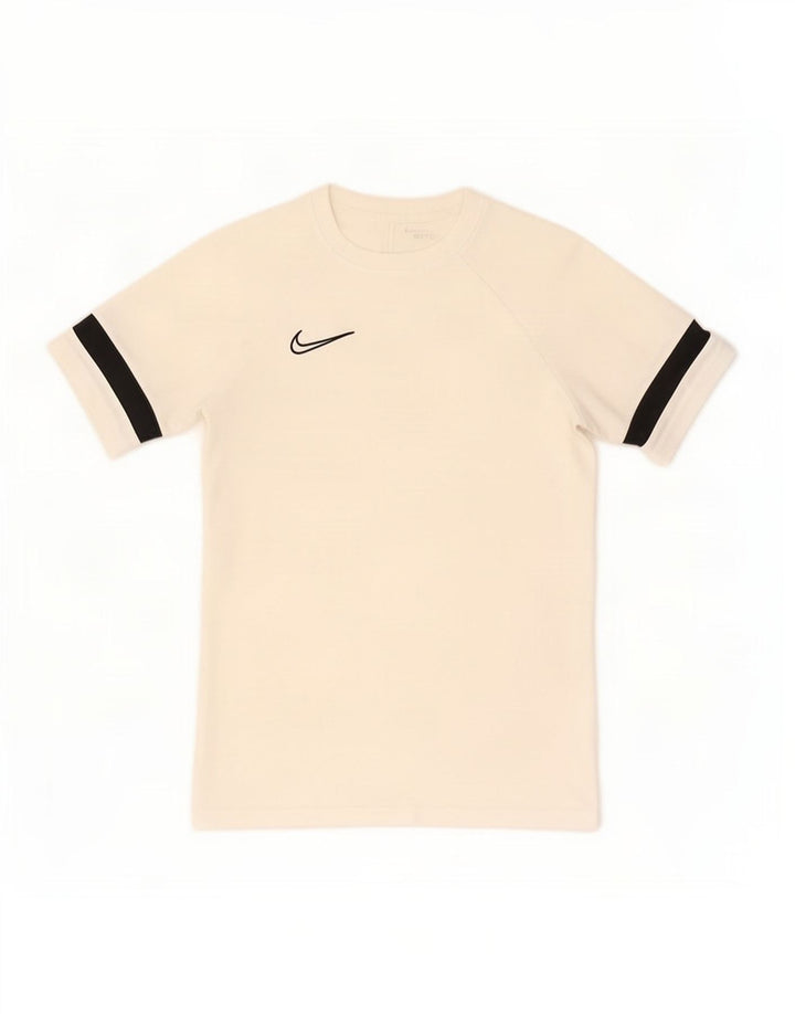 Nike Herren Dri Fit T-Shirt Top Small Weiß