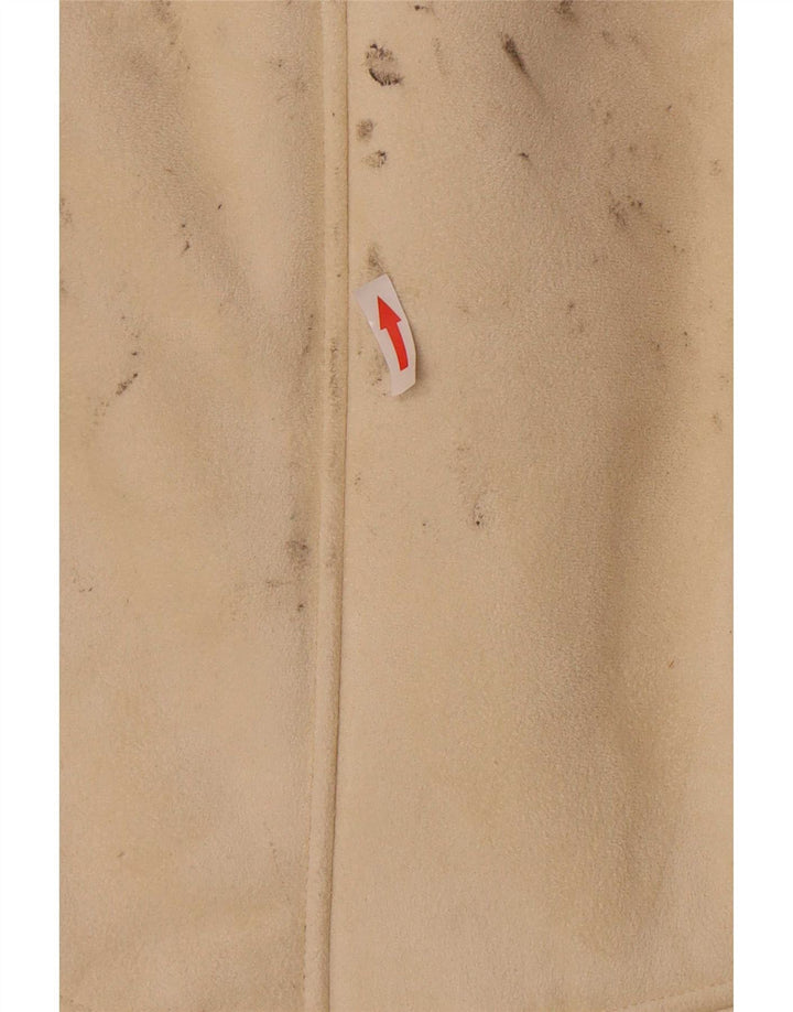 Esprit Damen Sherpa Mantel UK 18 XL Beige Polyester