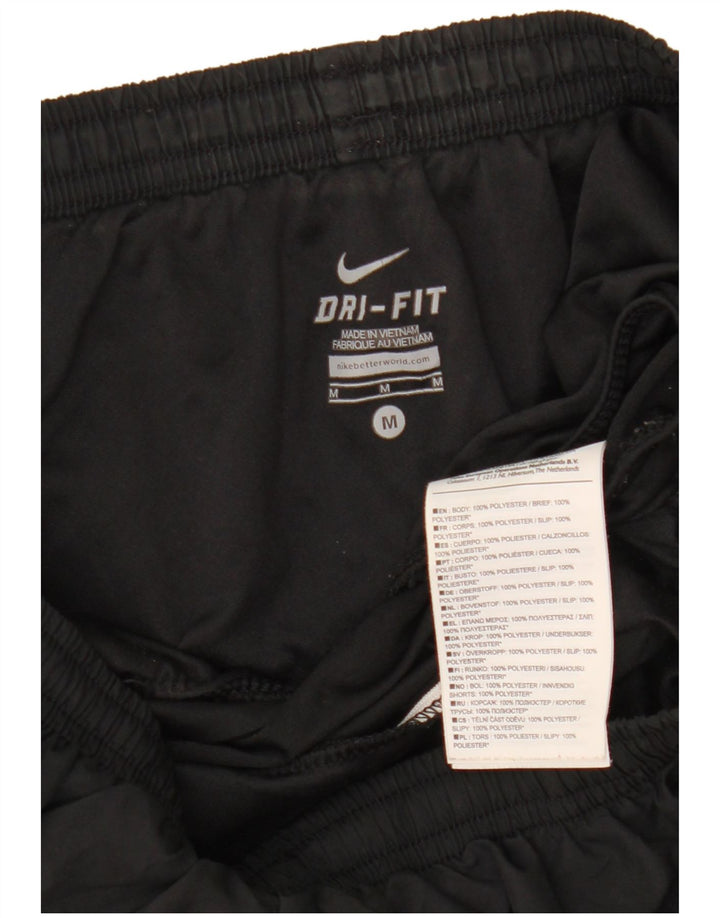 Nike Damen Dri Fit Sport Shorts UK 14 Medium Schwarz Polyester