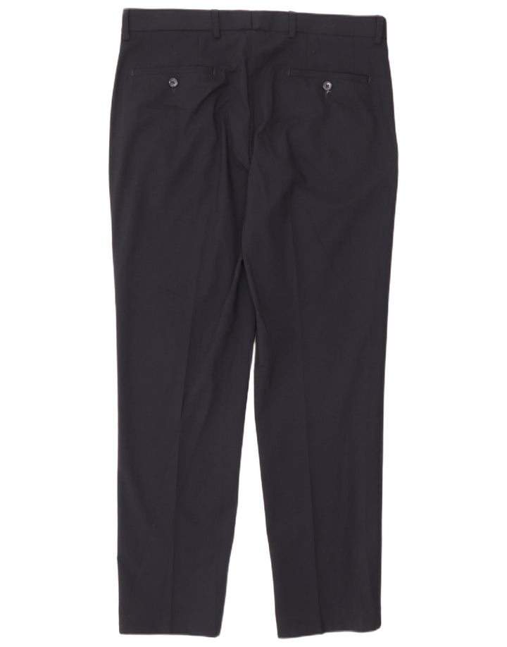Maßgeschneiderte Slim-Anzughose für Herren von Marks & Spencer, W36 L31, Marineblau