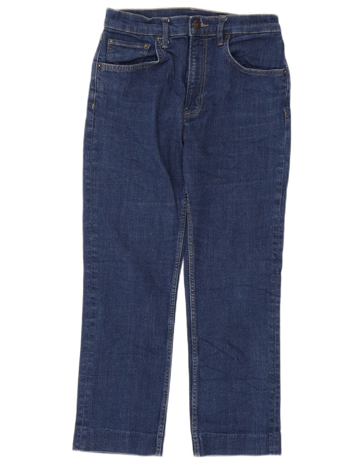 Kurze Jeans von Zara für Damen, EU 40, mittelgroß, W30, L25, Blau
