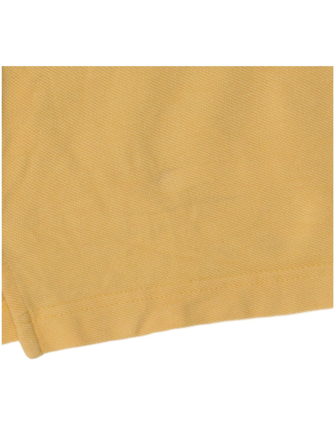 Asics Herren-Poloshirt aus mittelgelber Baumwolle