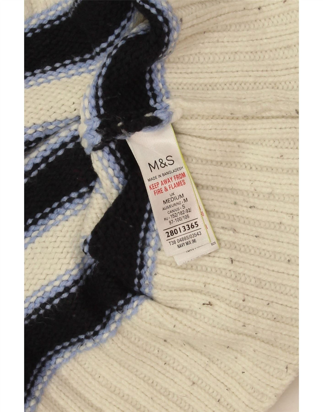 Marks & Spencer Damen-Pullover mit U-Boot-Ausschnitt, Gr. 14, mittleres Marineblau