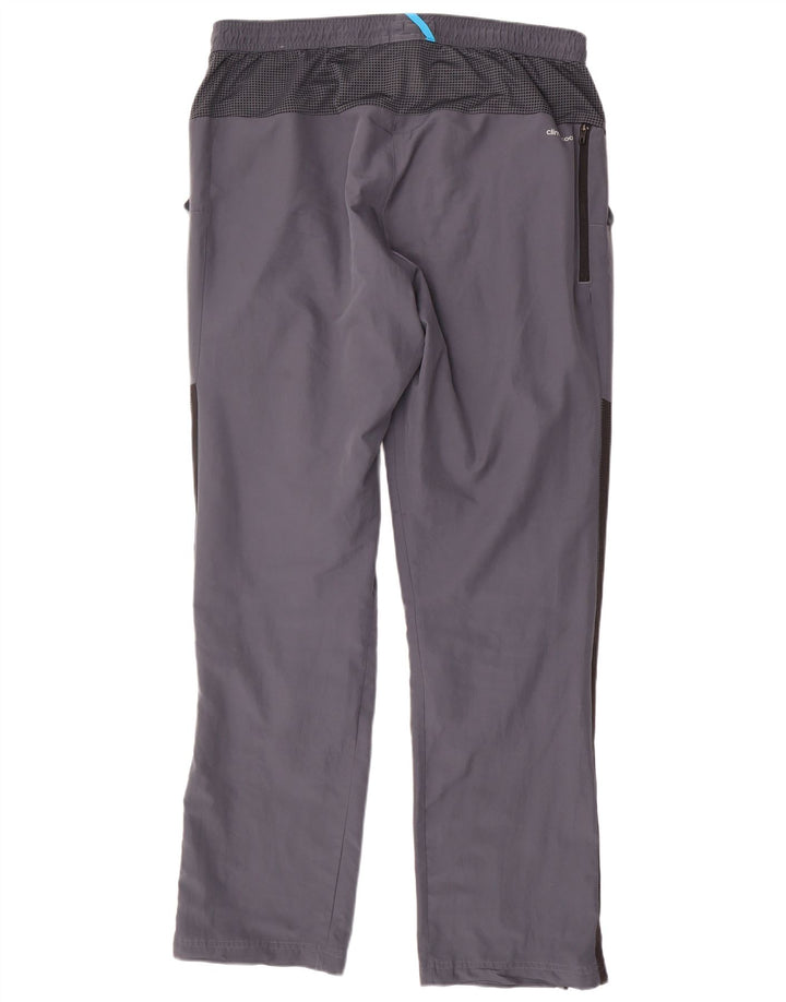 ADIDAS Herren Climacool Trainingshose XL Graues Colourblock-Polyester