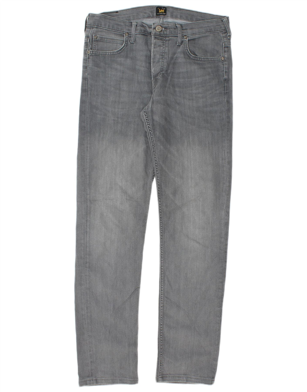 LEE Herren Powell Slim Jeans W33 L32 Graue Baumwolle