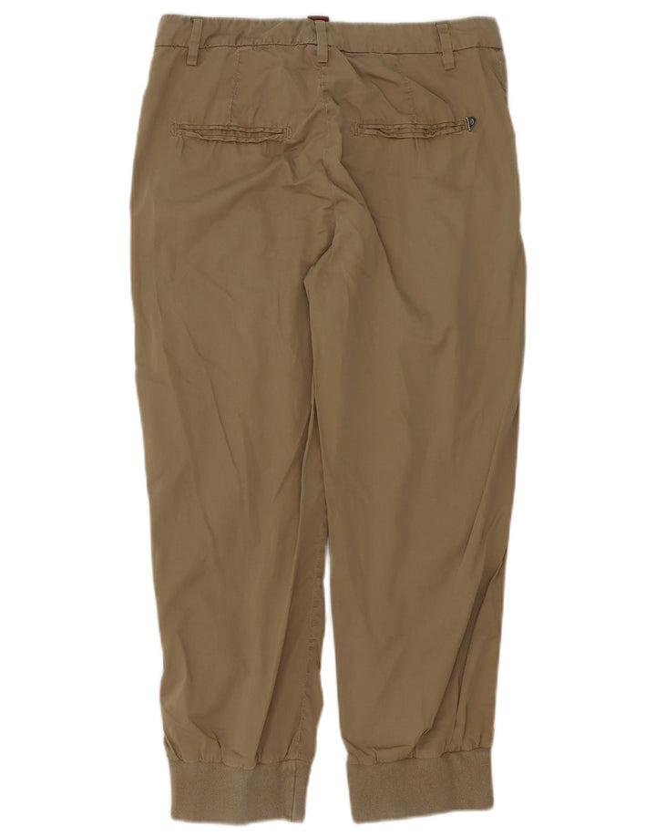 Dondup Damen Pegged Joggers Kurze Hose EU 40 Medium W30 L24 Braun