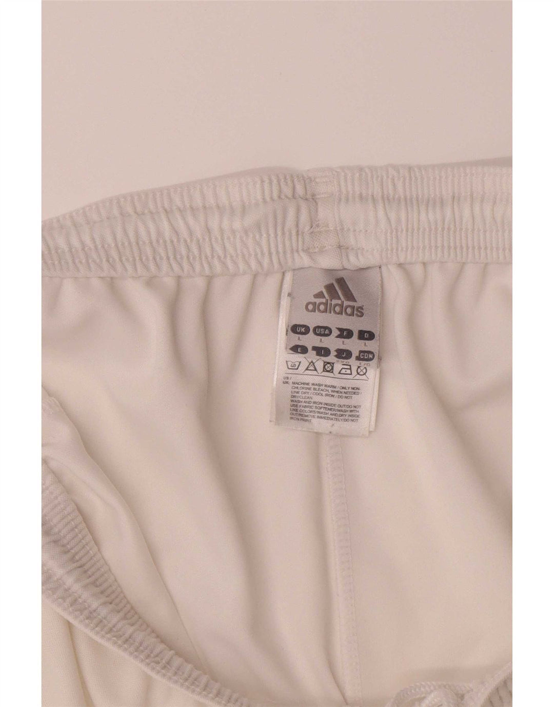 Adidas Herren Climalite Graphic Sport Shorts Großes weißes Polyester