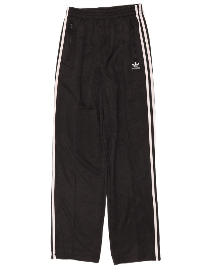 ADIDAS Damen Trainingshose UK 8 Small Schwarz Polyester