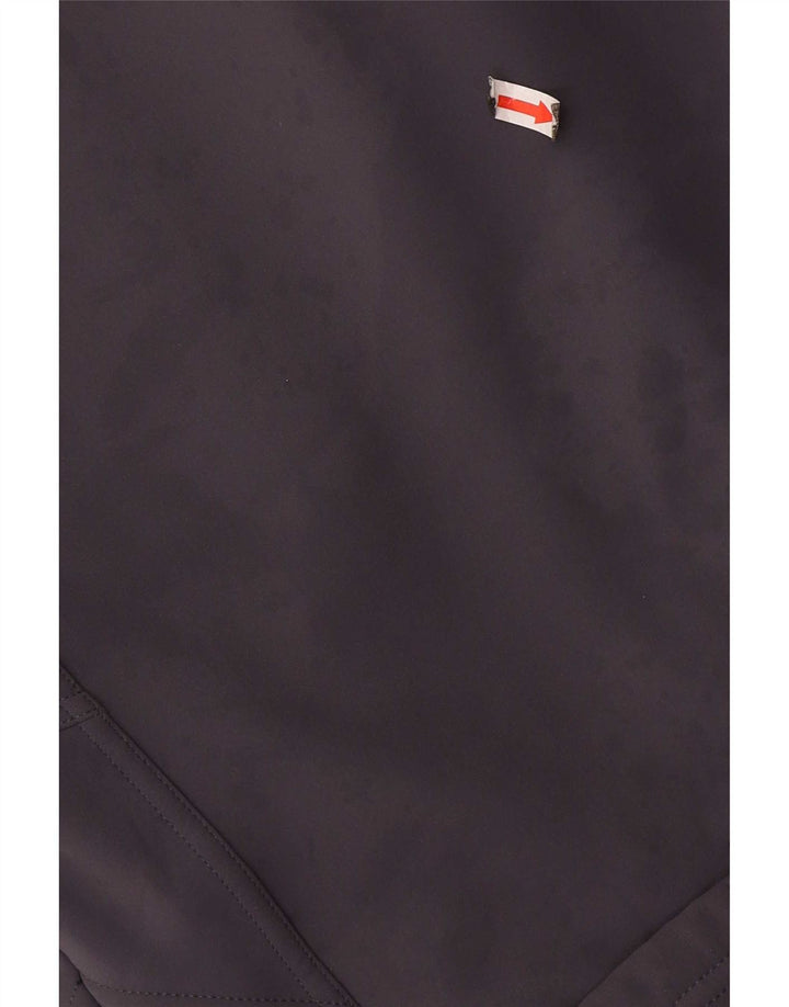 Asics Herren-Trainingsanzugoberteil mit Grafik, Größe S, Grau, Farbblock-Polyester