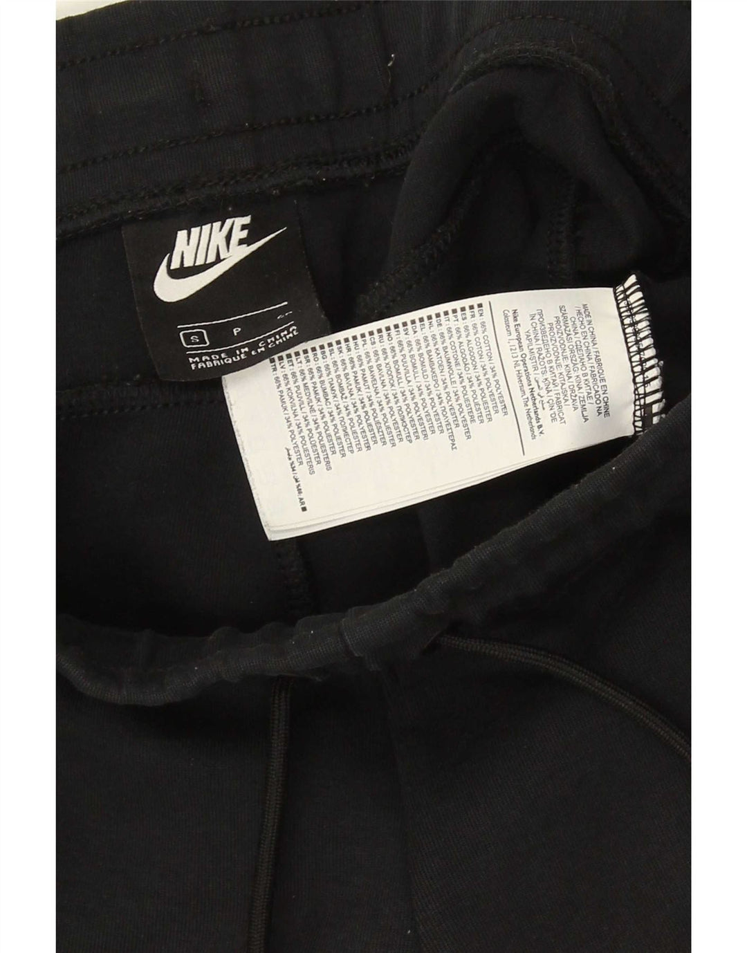 Nike Herren-Trainingshose, Jogginghose, Größe S, Schwarz, Baumwolle