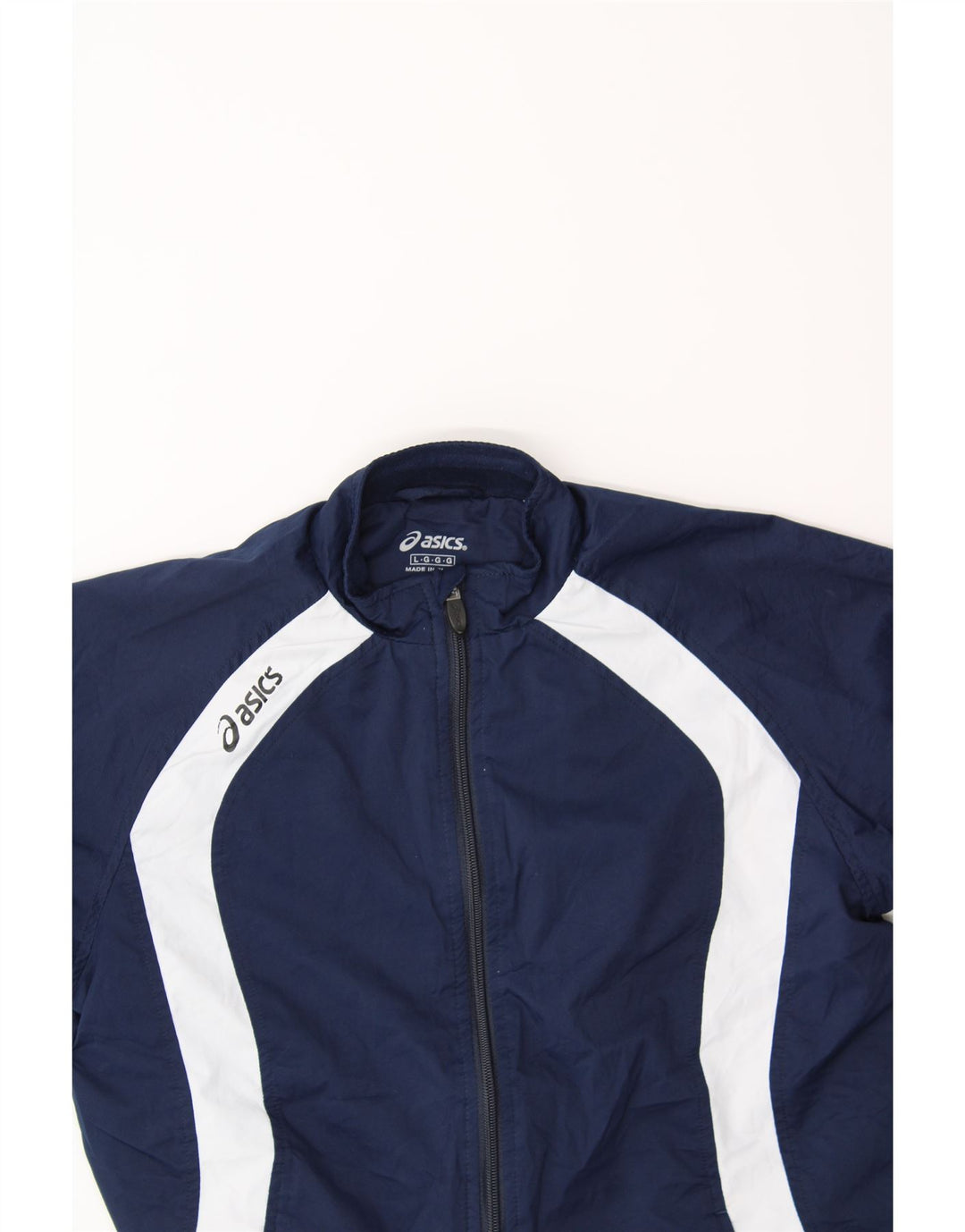 OASIS Boys Tracksuit Top Jacket 11-12 Years Large  Navy Blue Colourblock Vintage Oasis and Second-Hand Oasis from Messina Hembry 