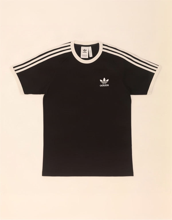 Adidas Herren T-Shirt Top Small Schwarz Baumwolle