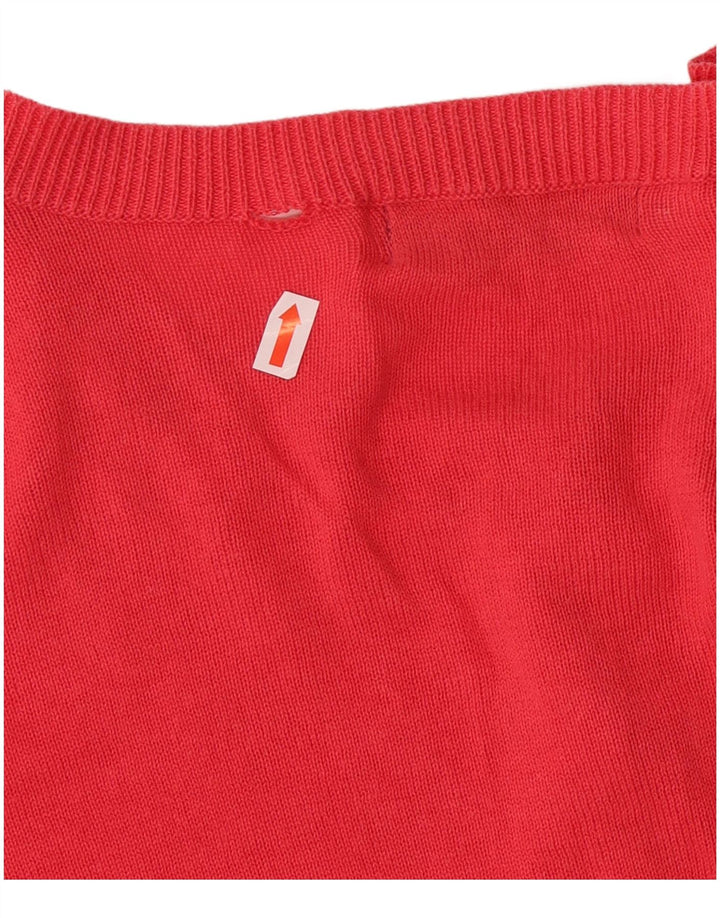 MARKS & SPENCER Damen Strickjacke UK 18 XL Rosa Baumwolle