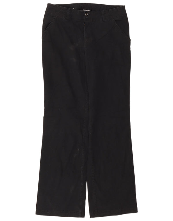 Columbia Gerade Chino-Hose für Damen, US 6, M, W28, L31, schwarze Baumwolle