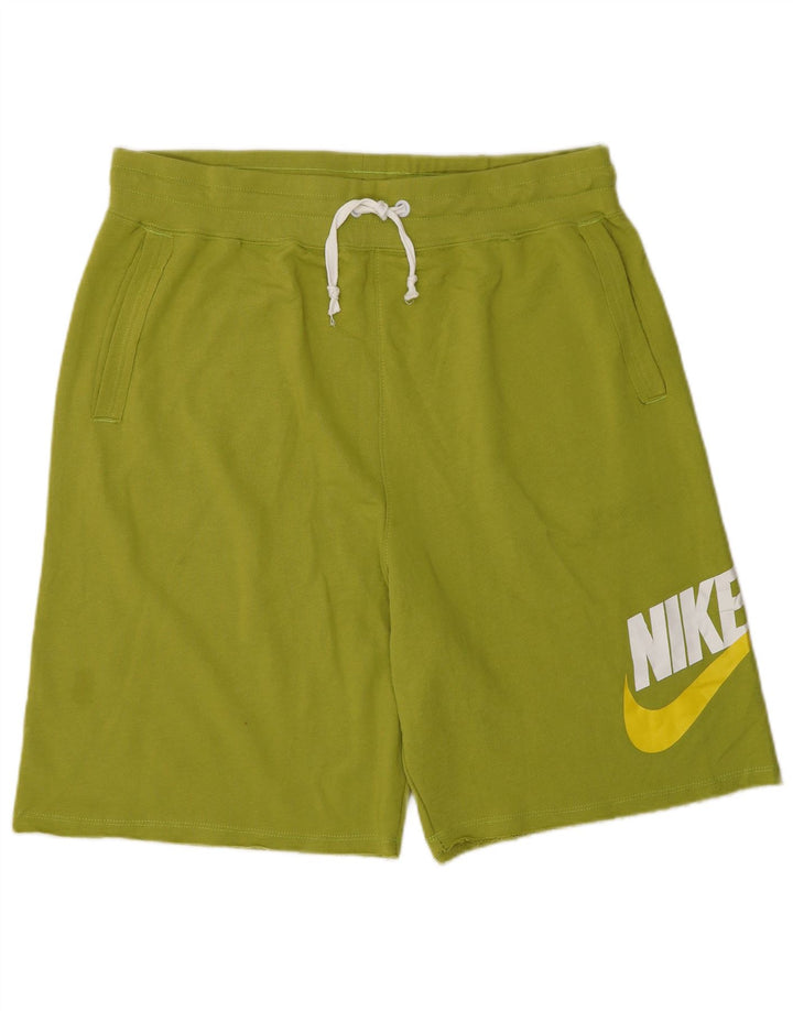 Nike Herren Graphic Sport Shorts XL Grüne Baumwolle
