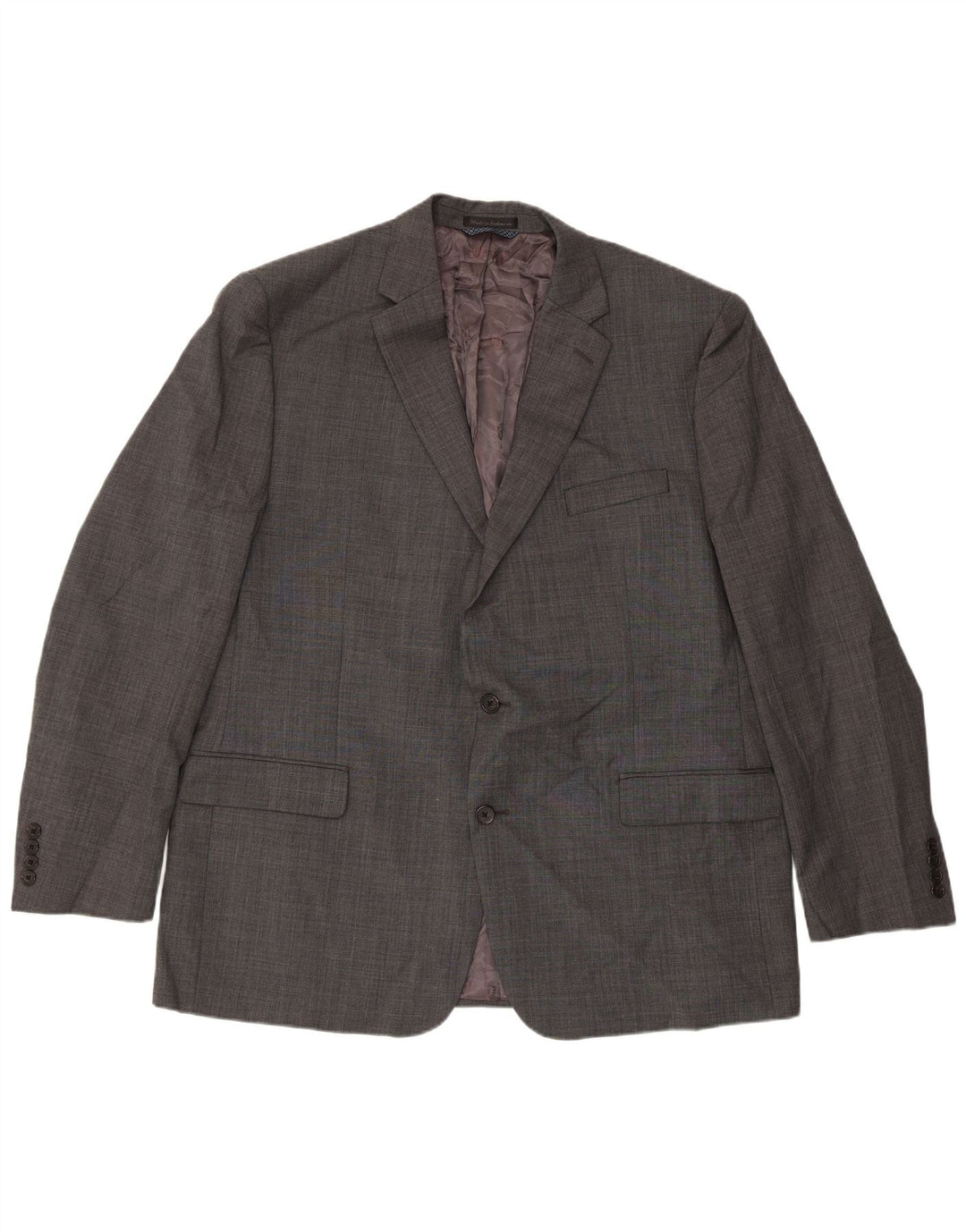 Ralph Lauren Herren Longline 2 Button Blazer Jacke UK 46 2XL Grau Klassisch