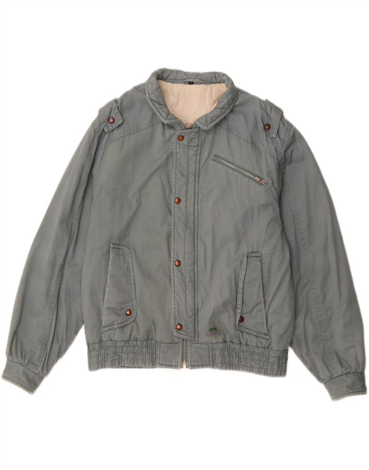 C & A Mens Bomber Jacket EU 44 XS Blue Cotton Vintage C & A and Second-Hand C & A from Messina Hembry 