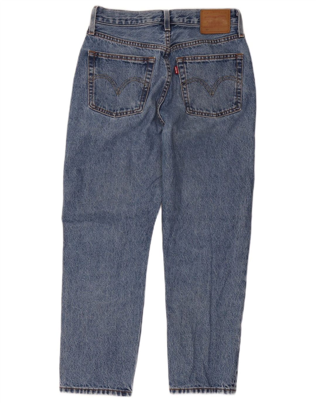 Levi's Damen 501 Straight Jeans W26 L26 Blaue Baumwolle