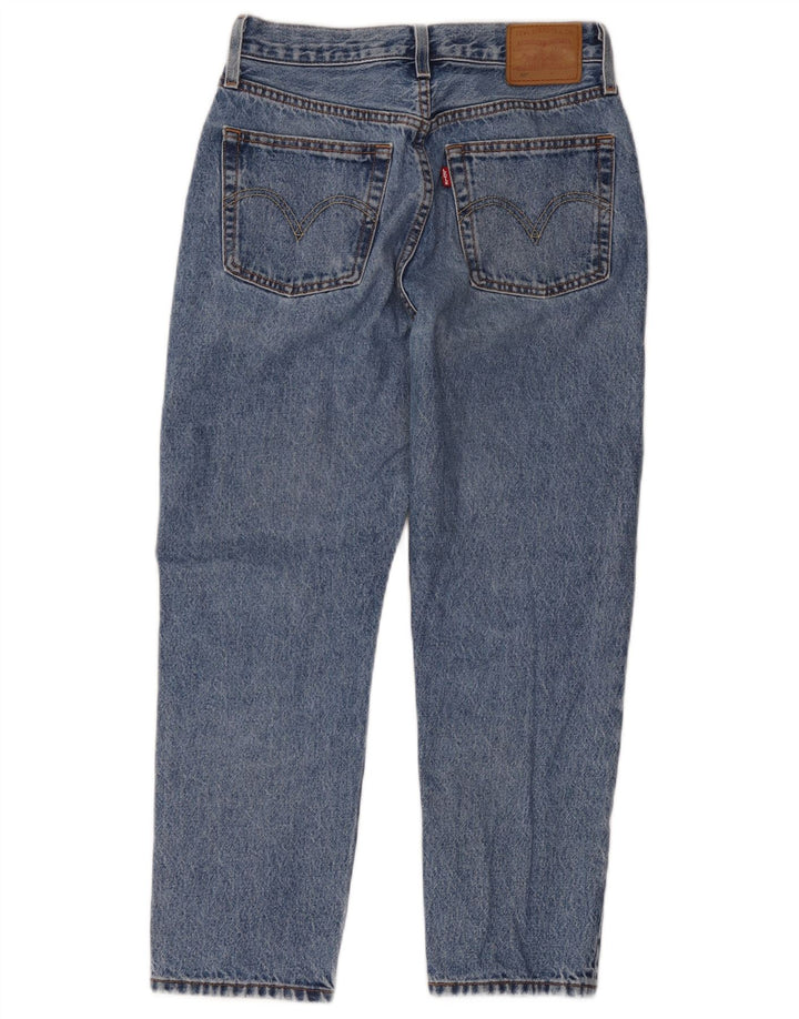 Levi's Damen 501 Straight Jeans W26 L26 Blaue Baumwolle