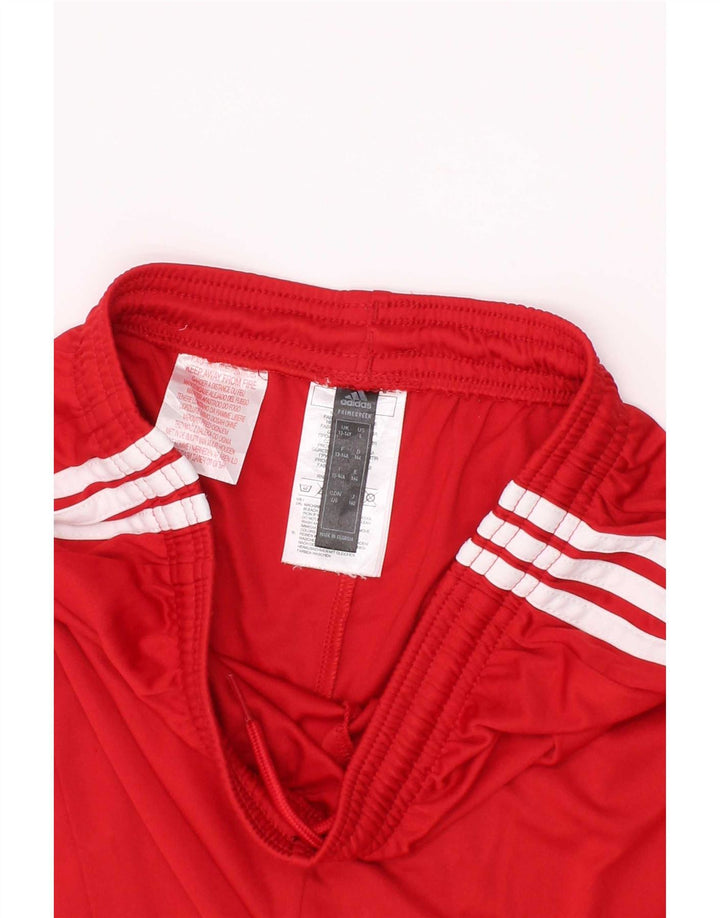 Adidas Jungen Aeroready Sportshorts 13–14 Jahre, rotes Polyester