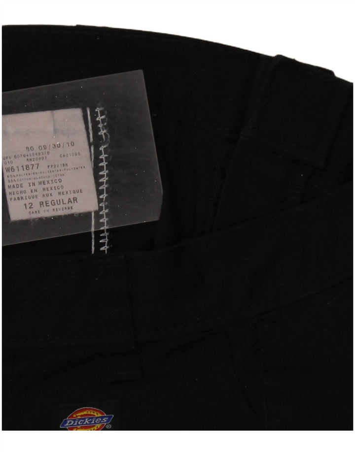 DICKIES Damen Regular Straight Chino-Hose US 12 Large W32 L31 Schwarz