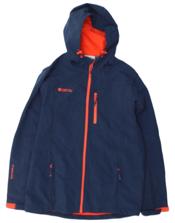 Mountain Warehouse Herren-Windbreakerjacke mit Kapuze, UK 38, Mittel, Marineblau