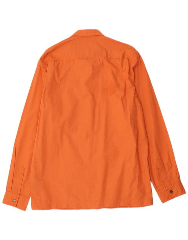 Barbour Herren Utility Jacke UK 40 Large Orange Baumwolle