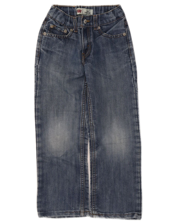 Levi's Jungen 514 Straight Jeans 5-6 Jahre W20 L18 Blaue Baumwolle