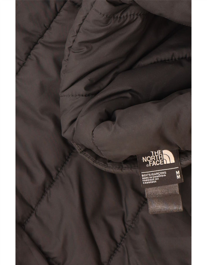 The North Face Wendbare, wattierte Jacke mit Kapuze für Jungen, 9–10 Jahre, Mittelschwarz