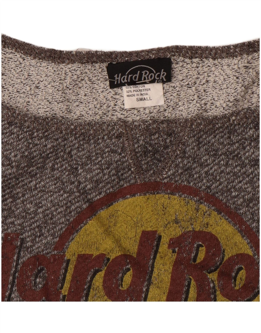 Schulterfreier Sweatshirt-Pullover für Damen von Hard Rock Cafe, Gr. 10, Größe S, Grau