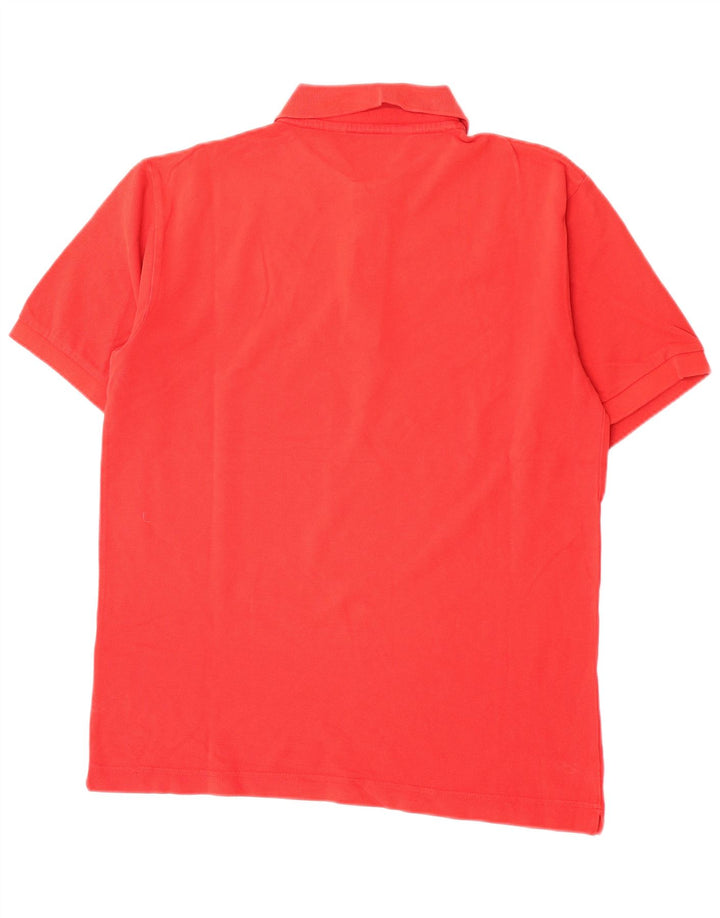 Kappa Herren-Poloshirt aus mittelroter Baumwolle