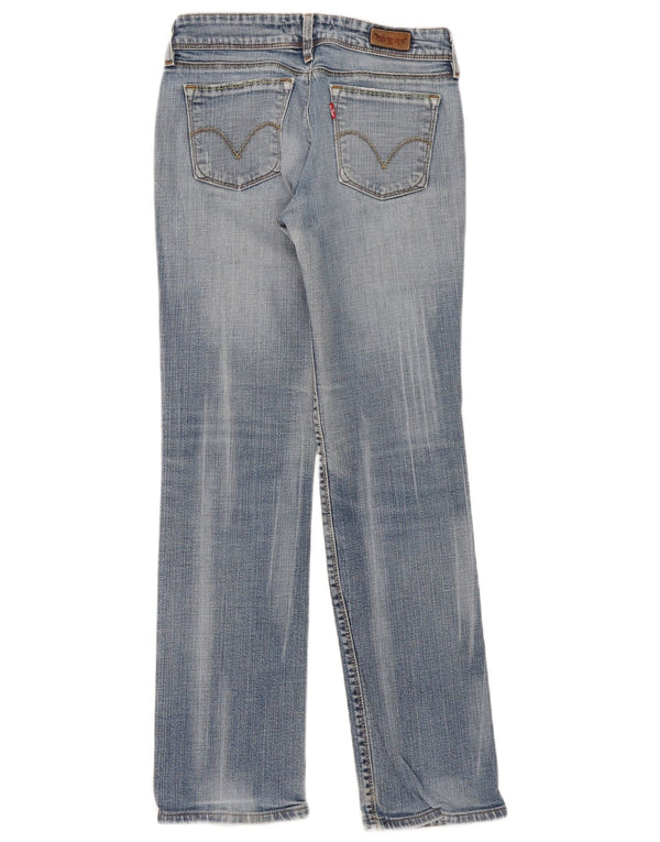 Levi's Damen 570 Straight Jeans W31 L31 Blaue Baumwolle
